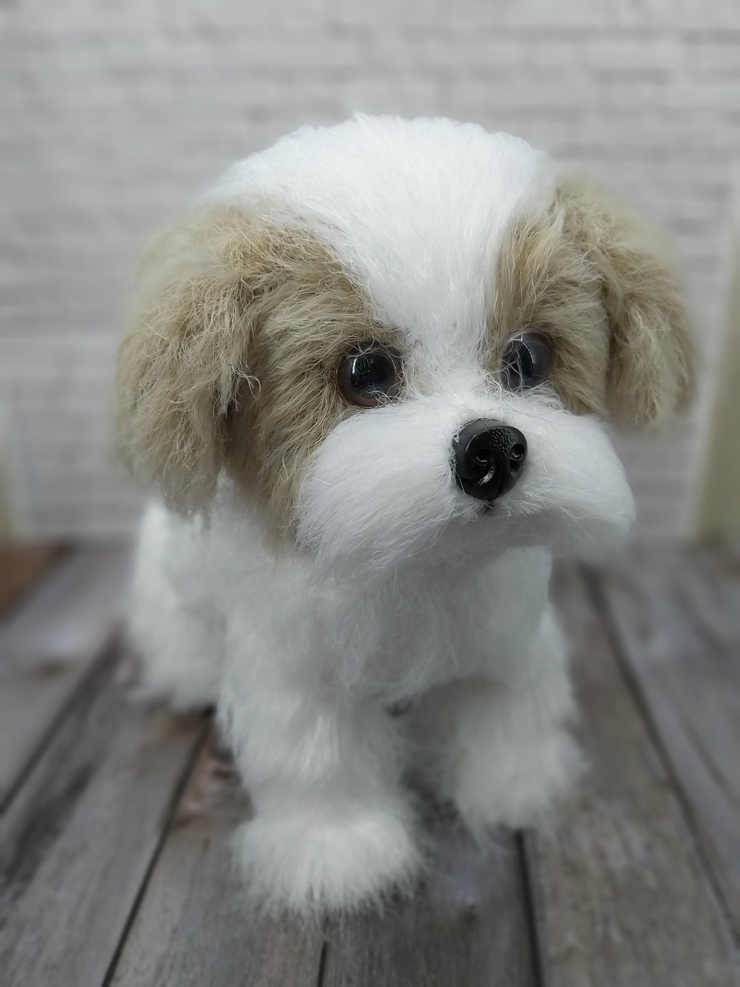 peluche chien shih tzu