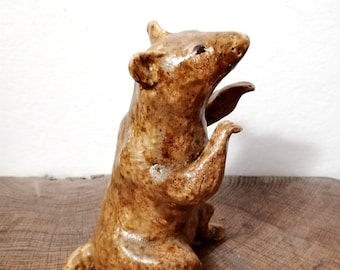 Unikat aus frostfester Keramik, Rattenkönig,