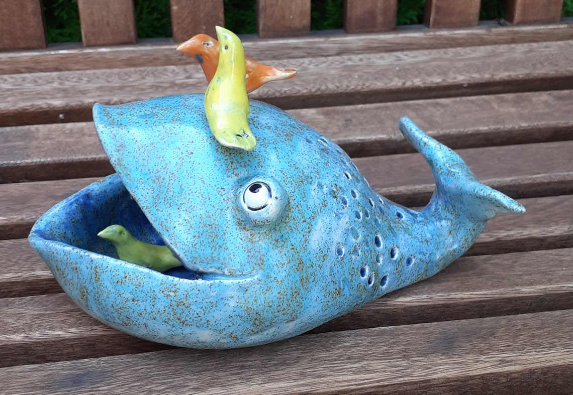 Fish ceramic fish handmade unique Etsy