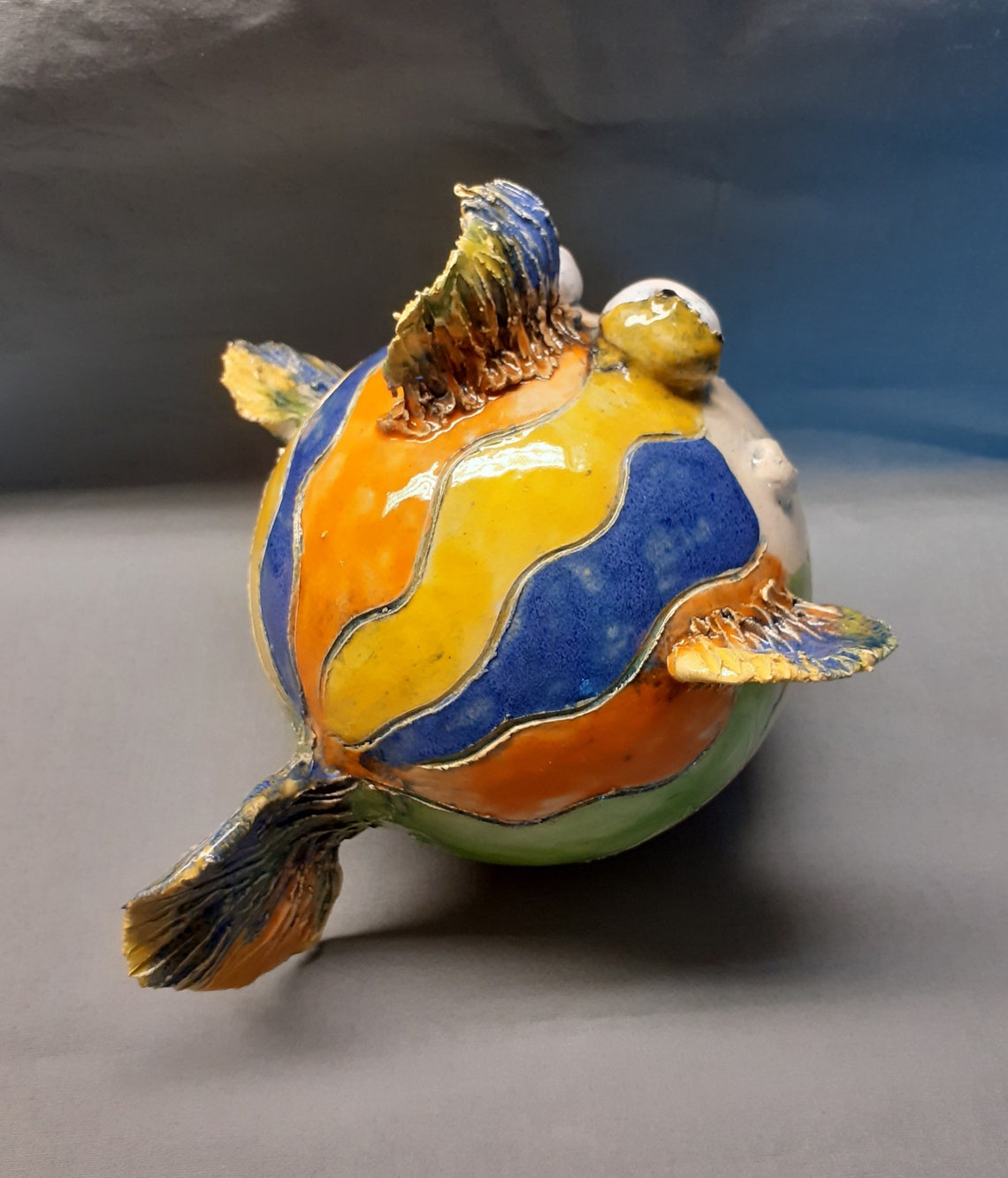 Fish large ceramic fish ceramic sculpture ceramic figurine Etsy