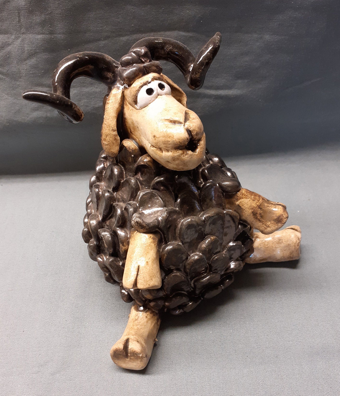 Ceramic sheep unique gift ceramic sculpture ceramic Etsy