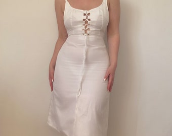 White Cotton Dress (XS)