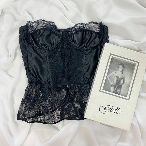 BLACK BUSTIER WITH NEON DETAIL main image 0