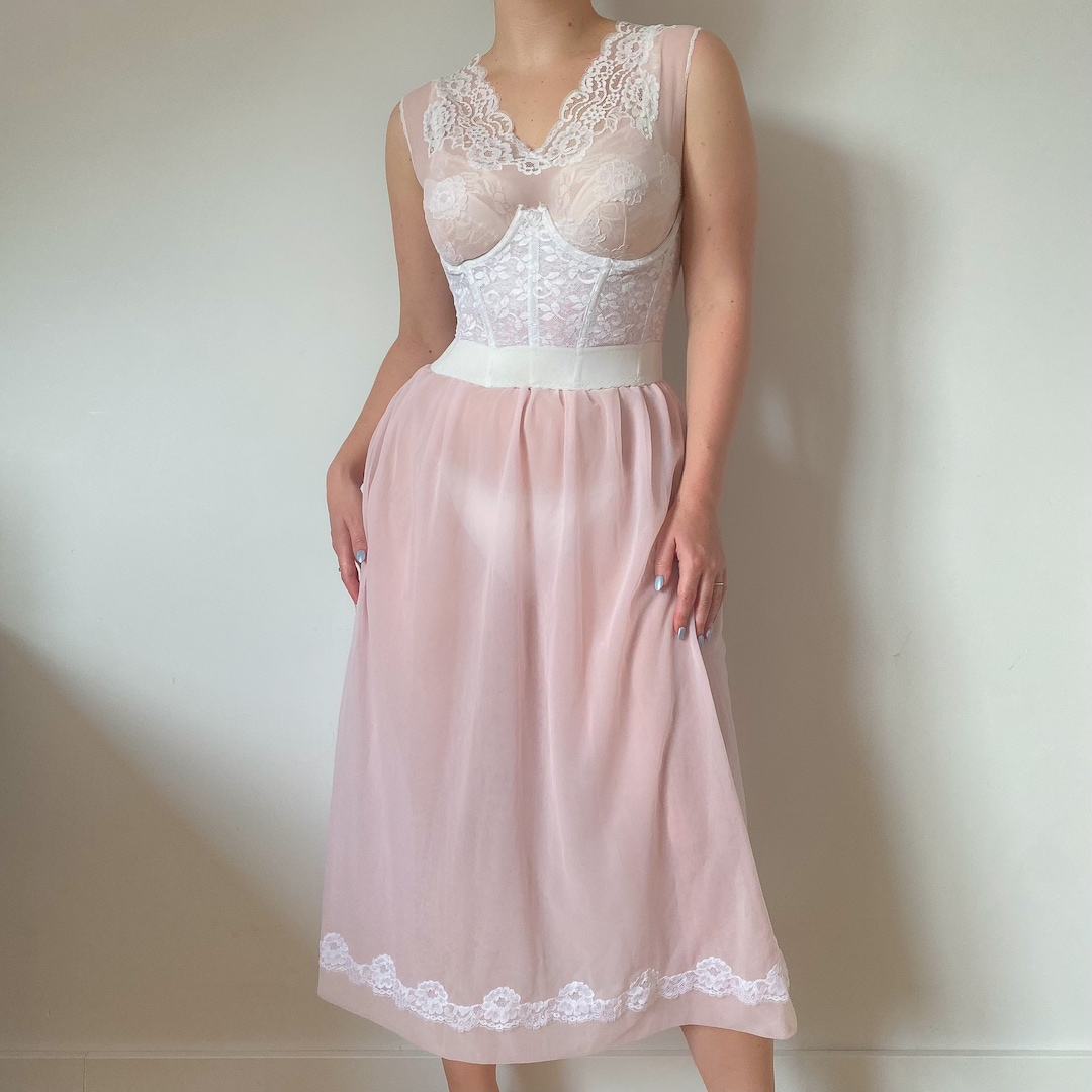 Pink Dress with Lace Back main image 0