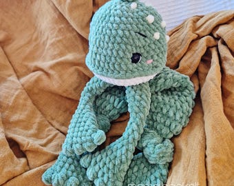 Frog Jonte Digital Crochet Pattern DIY Cuddly Blanket Crochet Amigurumi German, English, Spanish
