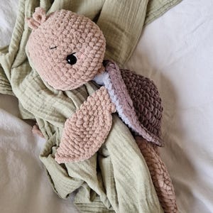 Turtle Leif Digital Crochet Pattern DIY Cuddly Blanket / Comforter Crochet Amigurumi German, English, Spanish image 4