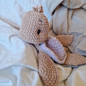 Turtle Leif Digital Crochet Pattern DIY Cuddly Blanket / Comforter Crochet Amigurumi German, English, Spanish image 9