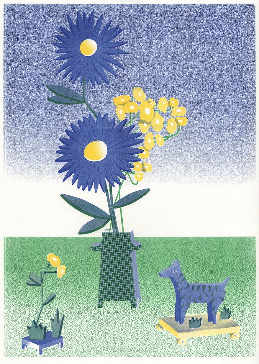 Le Petit Cheval - Impression Trois Couleurs en Risographie