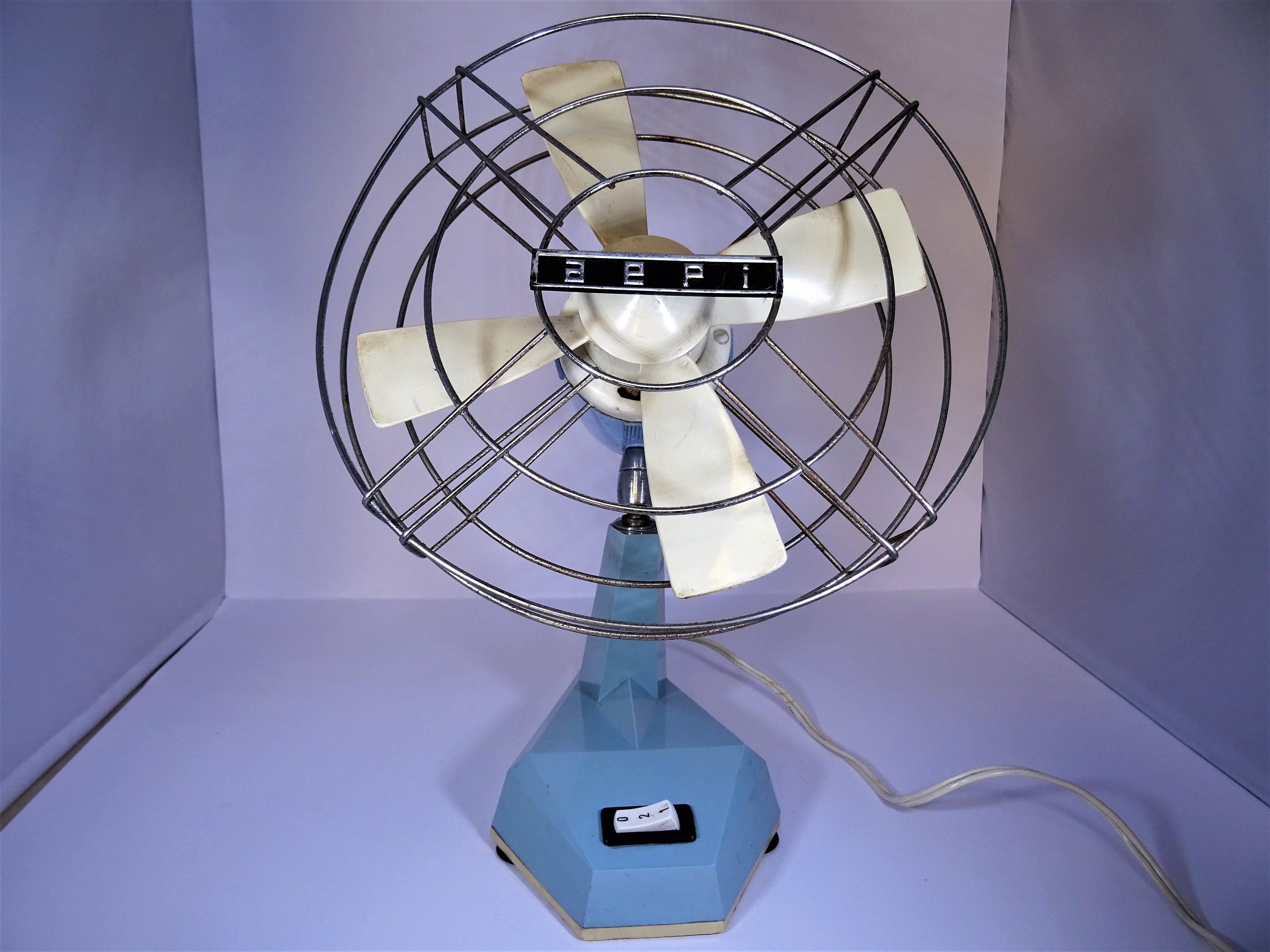 AEPI Table Fan Made in Italy 1970 Etsy