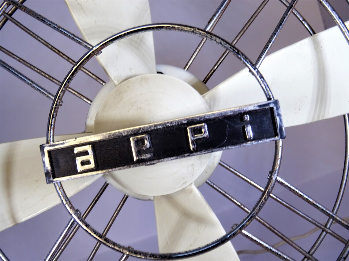 AEPI Table Fan Made in Italy 1970 Etsy