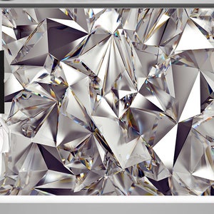 Designgoodshop1 3D Prism diamond Silver Sequins Light backdrop party background