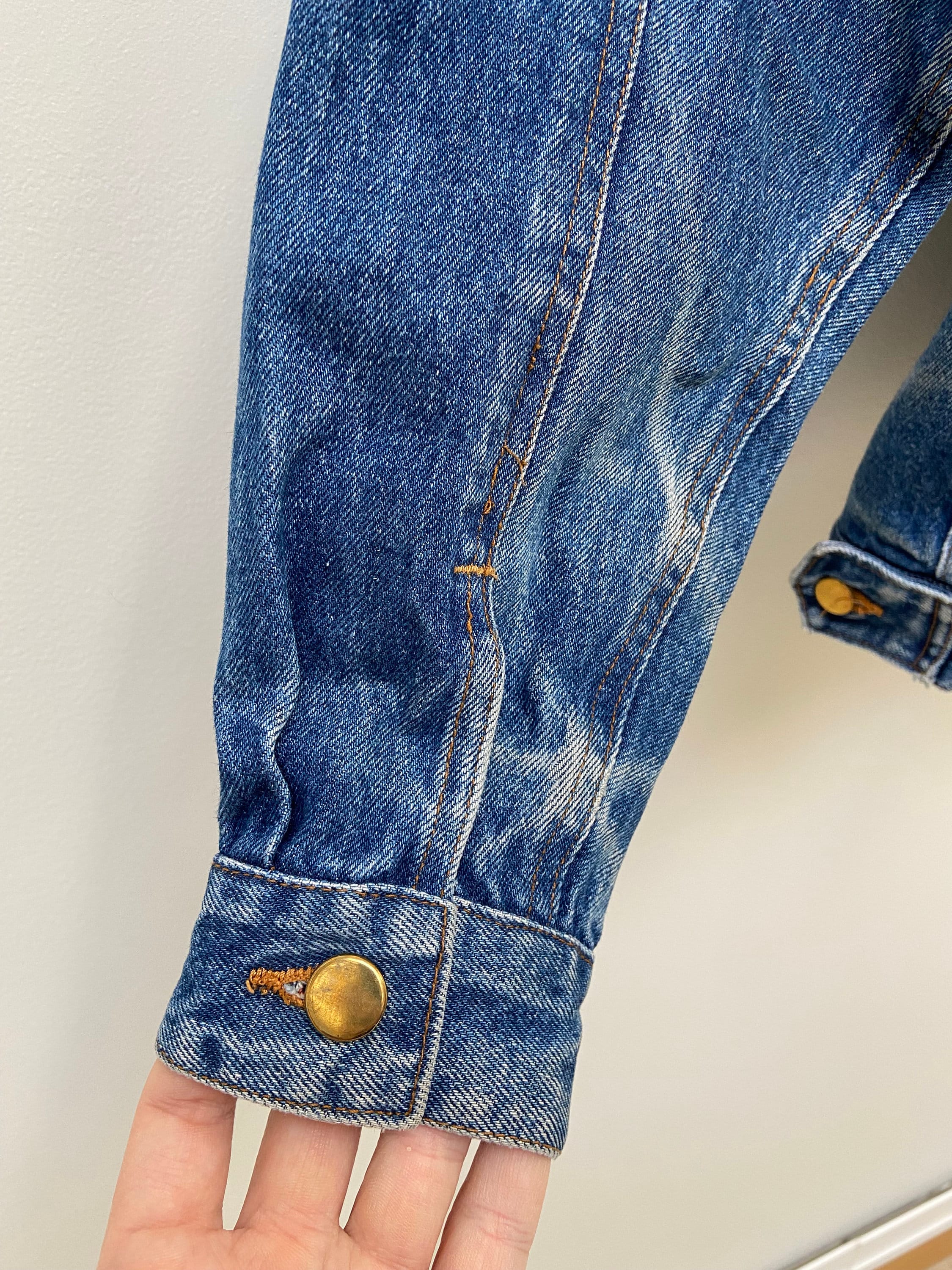 Vintage 90s Blue Denim Jacket - Women's M / Men's S - Etsy