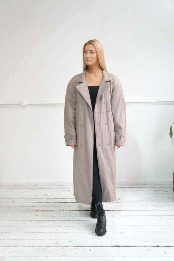 Vintage 90s Skila Coat Light Purple Overcoat Purp… - image 4