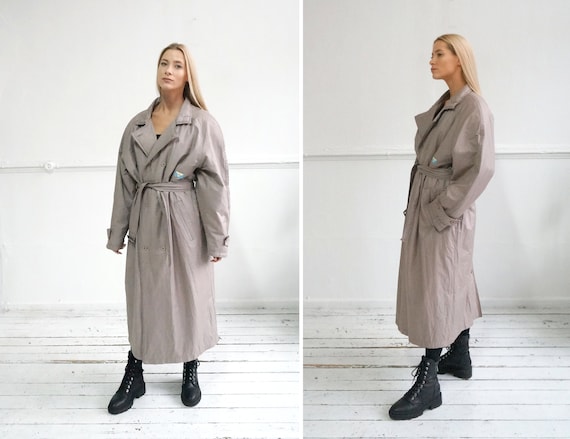 Vintage 90s Skila Coat Light Purple Overcoat Purp… - image 1