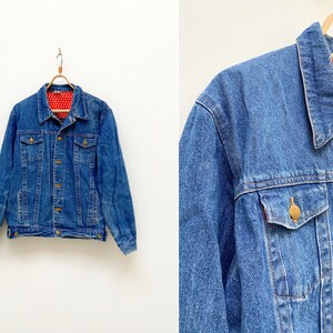 Vintage 90s Denim Jacket M Women Jean Jacket Blue Denim Jacket M Men Denim Jacket S Blue Jean Jacket Blue Women Jacket Medium