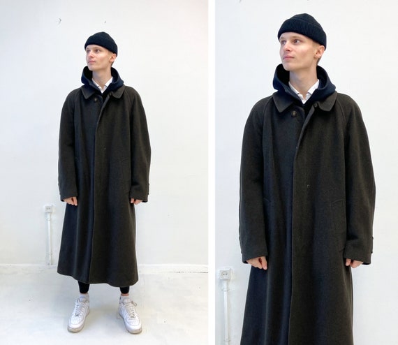 Vintage 90s Bugatti Coat Mens Maxi Coat 