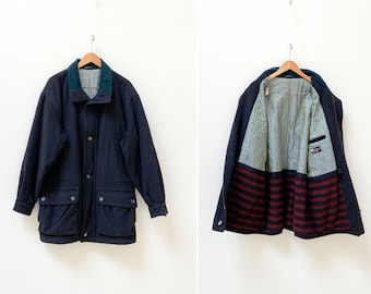 157---メンズ ニット ウール コート (グレー)、XS、S、M、L、XL、受注