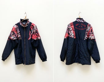Vintage 90s Abstract Ski Jacket: Hotzenwald Ski Club, Size M