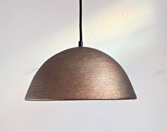 Dome pendant light, Concrete Pendant Light, Pendant light for Kitchen Island, Modern chandelier, Dinning table light, Light fixture