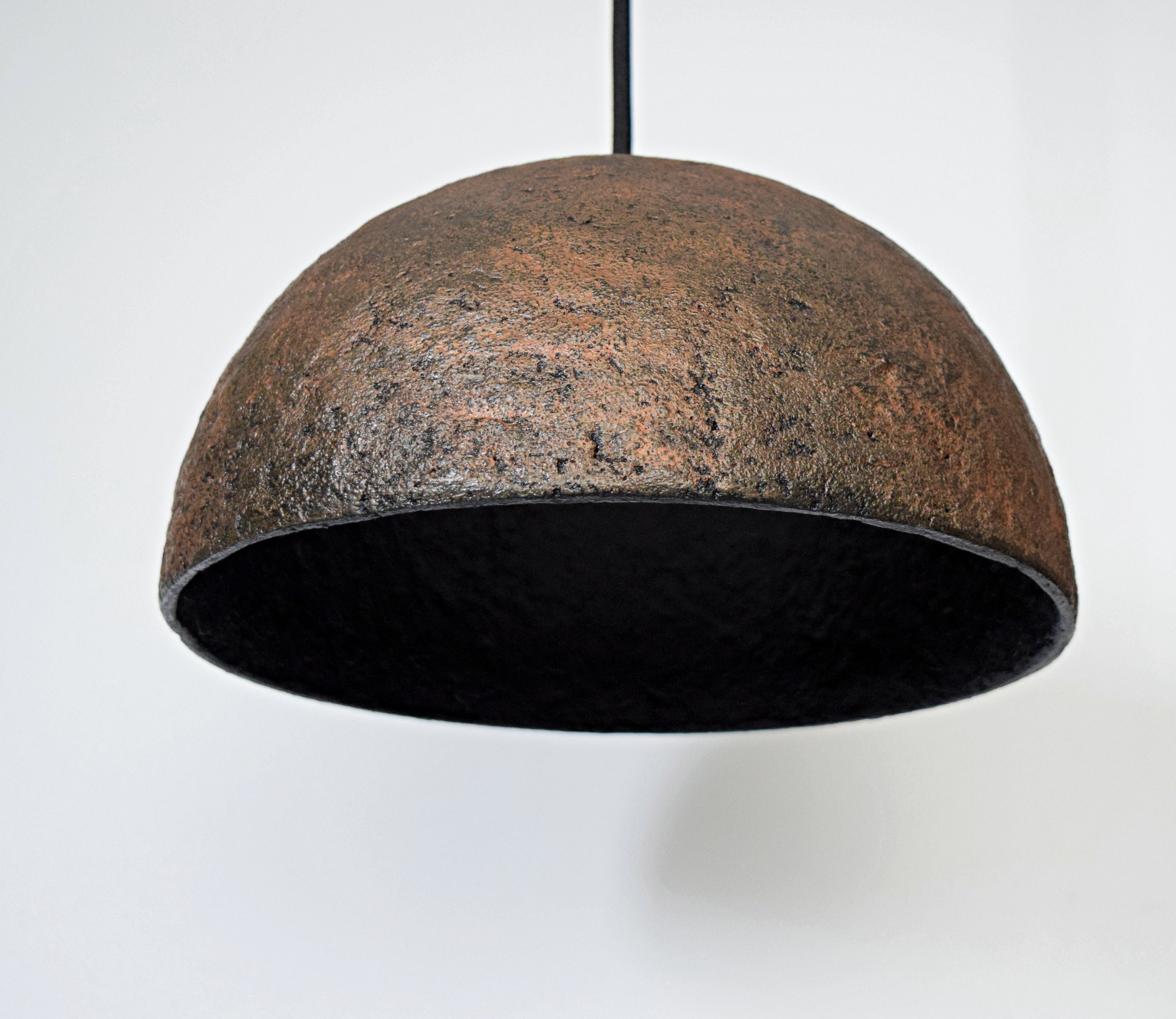 Bronze-Anhänger-Licht Bronze und schwarze Decke Leuchte | Etsy