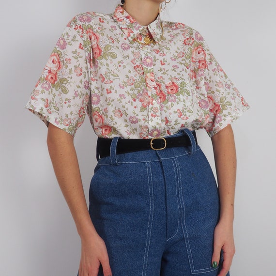 Chemise fleurie CACHAREL / CACHAREL floral shirt