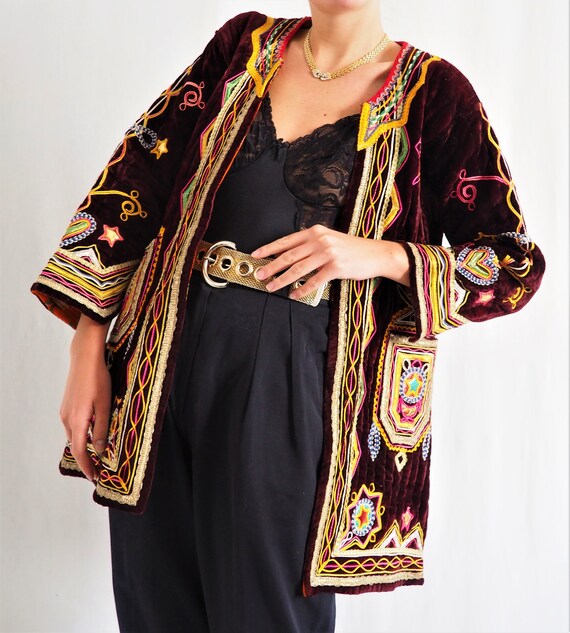 Vintage velvet jacket