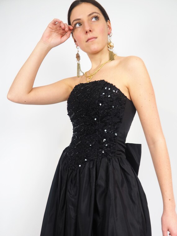 ROBE BUSTIER A SEQUINS / Bustier sequin dress