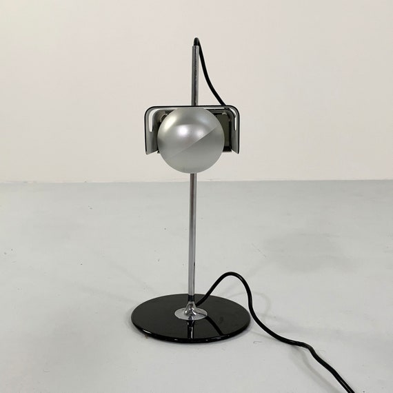 Black SPIDER Floor Lamp by Joe Colombo For Oluce Italy 60s