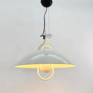 Moon Pendant Lamp by Elio Martinelli for Martinelli Luce, 1980s