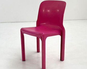 Pink Selene Chair by Vico Magistretti for Artemide, 1984