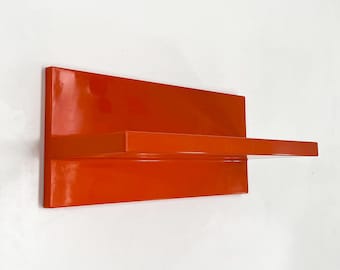Orange Wall Shelf by Marcello Siard for Kartell, 1970s