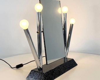 Yucca Table Mirror by Anna Anselmi for Bieffeplast, 1980s