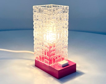 Little Pink Table Lamp in Plastic, 1980s
