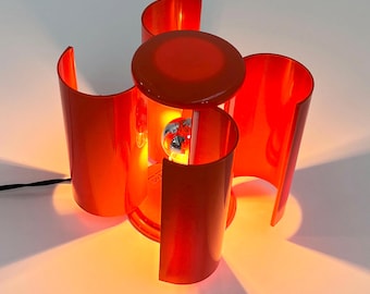 Coral Flower Table Lamp by Studio D.A. for Lamperti, 1970s