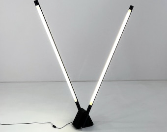 Sistema Flu Floor Lamp by Rodolfo Bonetto for Luci Italia, 1980s