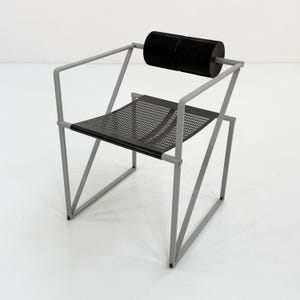 Black & Grey Seconda Chair by Mario Botta for Alias, 1980s