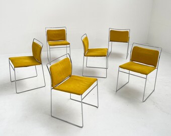 Set of 6 Tulu Dining Chairs by Kazuhide Takahama for Gavina, 1960s