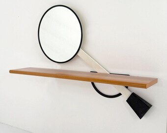 ジョット・ストッピーノがアチェルビスのためにデザインした、鏡付きソレミオ コンソール ウォールテーブル（1980年代）