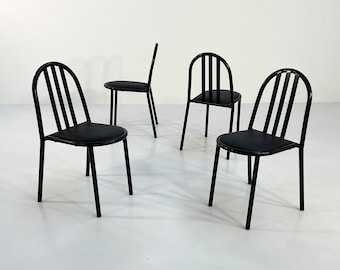 Set of 4 N. 222 Chairs by Robert Mallet-Stevens for Pallucco, 1980s