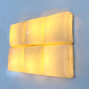 Set of 6 Cnosso Wall Lamps by Angelo Mangiarotti for Artemide, 1960s
