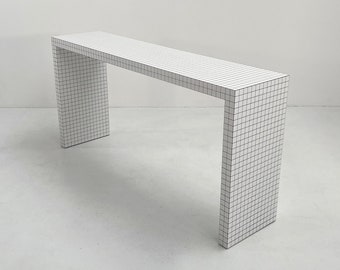 Quaderna Console Table by Superstudio for Zanotta, 1970s