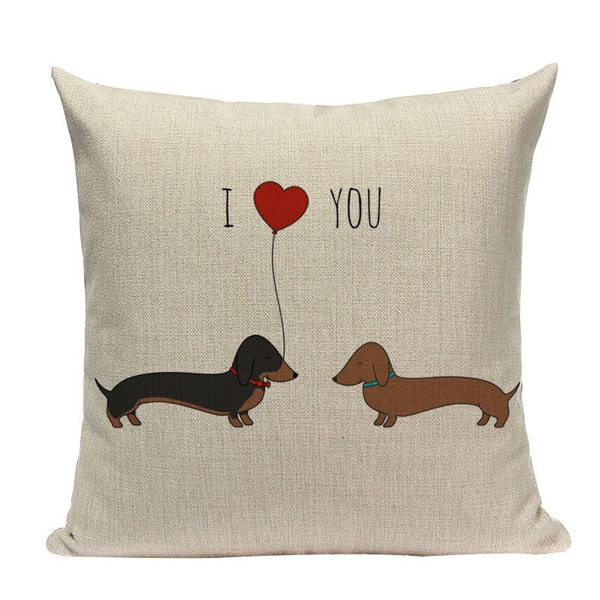 Cojines Decorativos Almohadon Perro Salchicha Perro Almohada