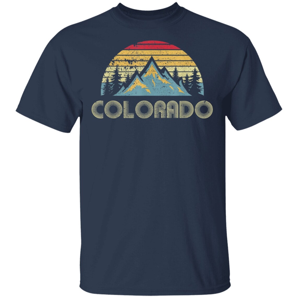 Colorado Tee Colorado Shirt Retro Vintage Mountains Nature Etsy