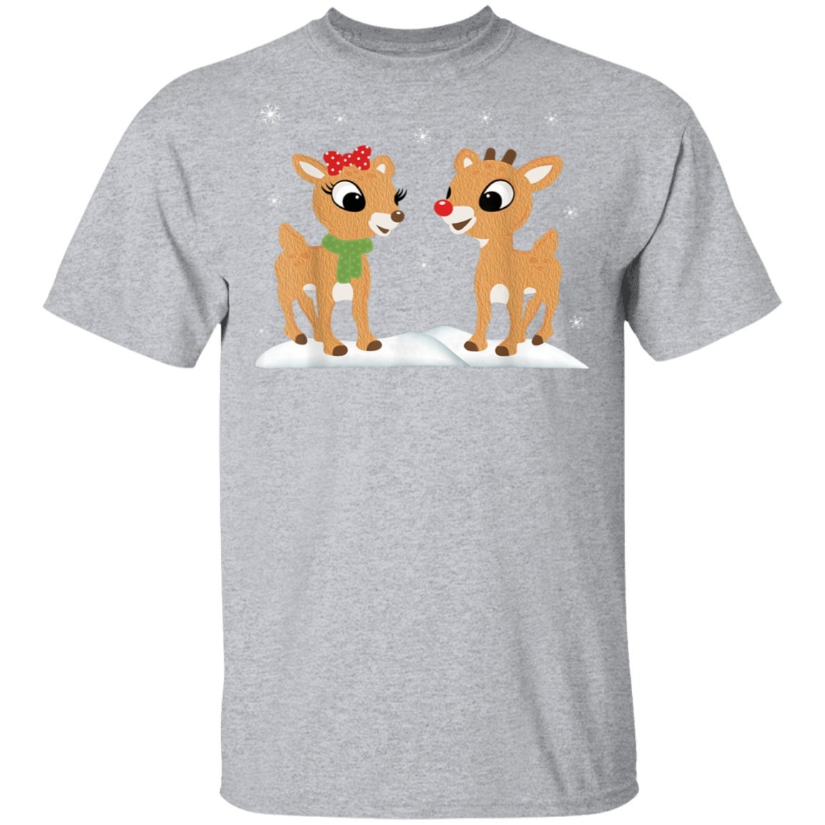 Christmas Reindeer Shirt Rudolph and Clarice Shirt Christmas Etsy