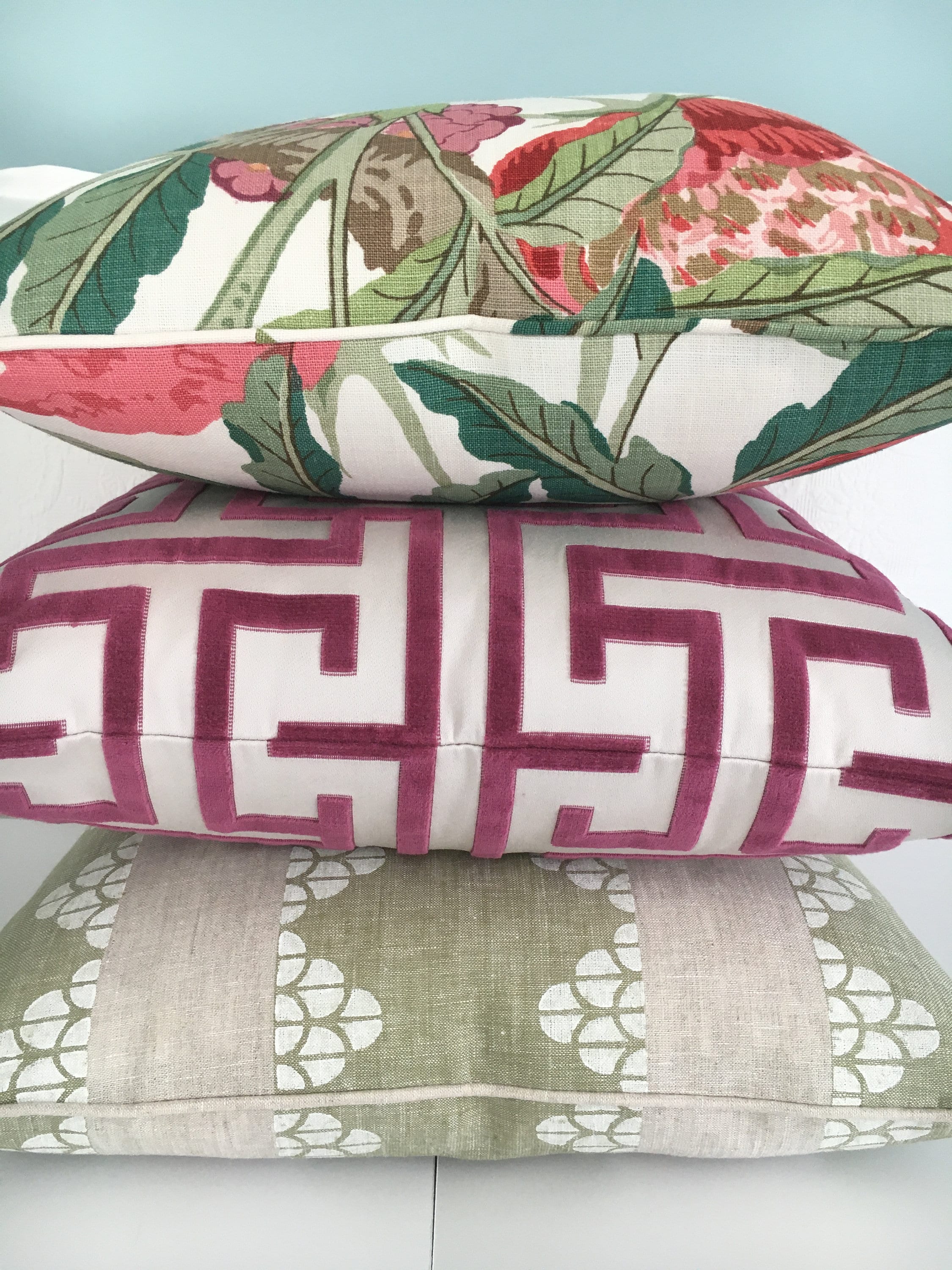 Schumacher enchanted Garden Fuchsia High End | Etsy