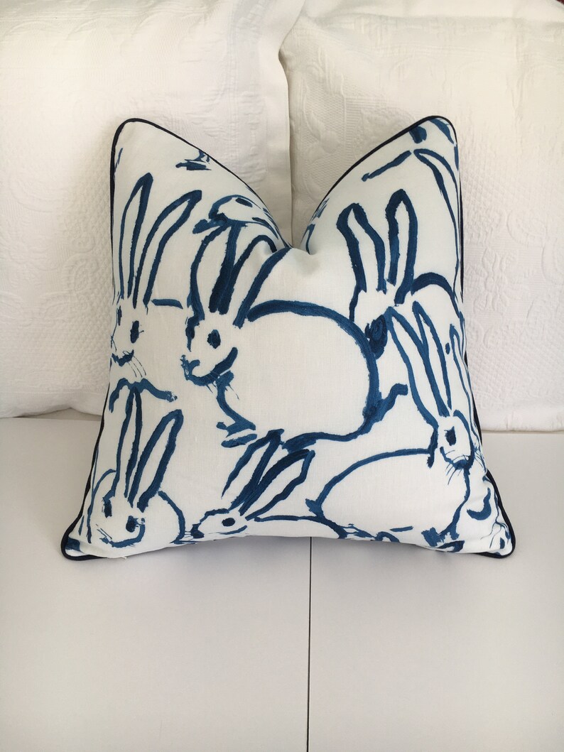 Lee Jofa Groundworks Hutch Pillow Cover. Hunt Slonem blue and Etsy