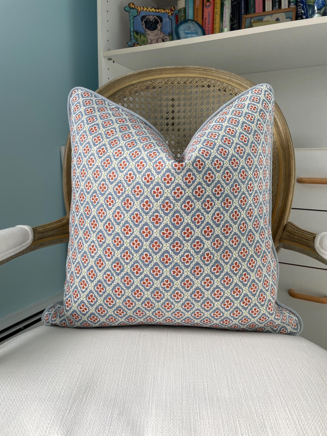 Anna Spiro “paniola” One or Both Sides Small Geometric Linen Print ...