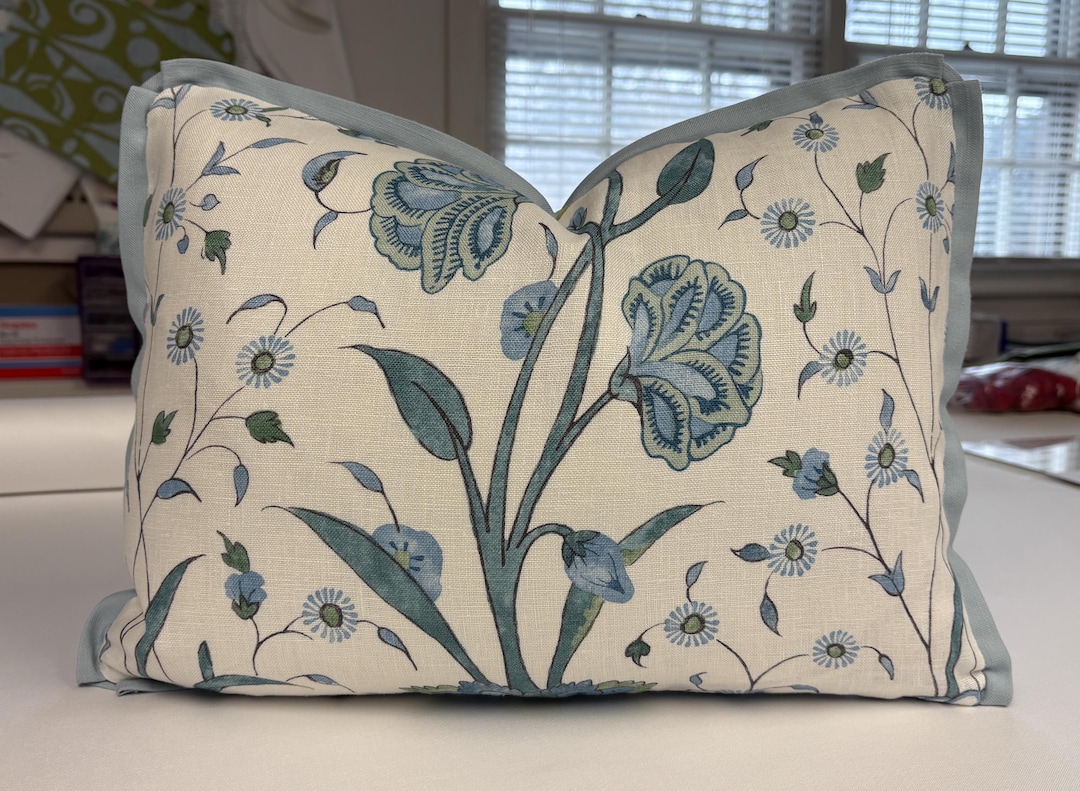 Schumacher Khilana in Peacock One Sided 12 X 16 One Sided Boudoir ...