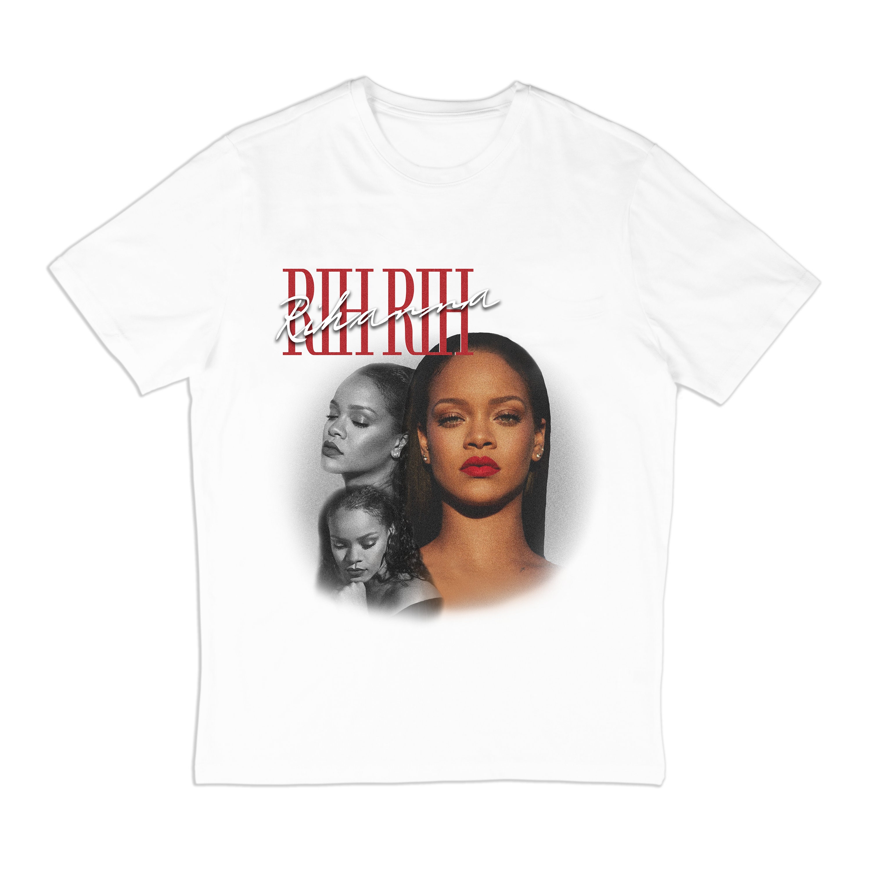 Rihanna Rih Rih Vintage T-Shirt in White | Etsy