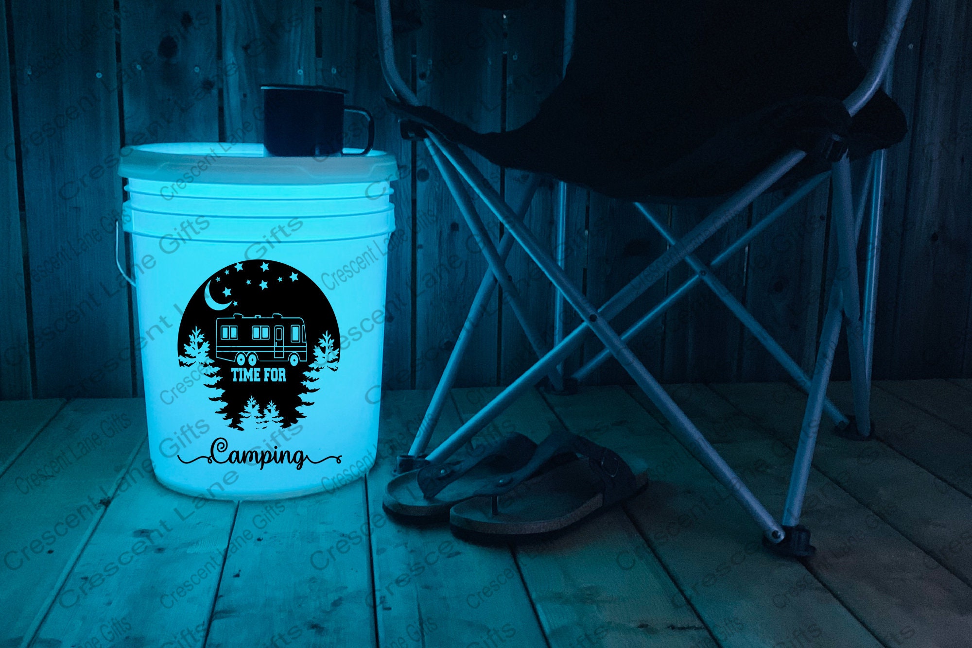 21 Camping Bucket Decal and Light Patterns RV decal rpod Etsy